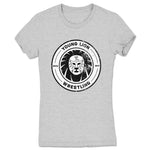 Young Lion Wrestling  Women's Tee Heather Grey