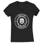 Young Lion Wrestling  Women's V-Neck Black