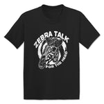 Zebra Talk  Toddler Tee Black