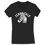 Zebra Talk  Women's Tee Black