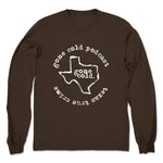 gone cold podcast  Unisex Long Sleeve Brown
