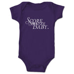 score|swayze  Infant Onesie Purple