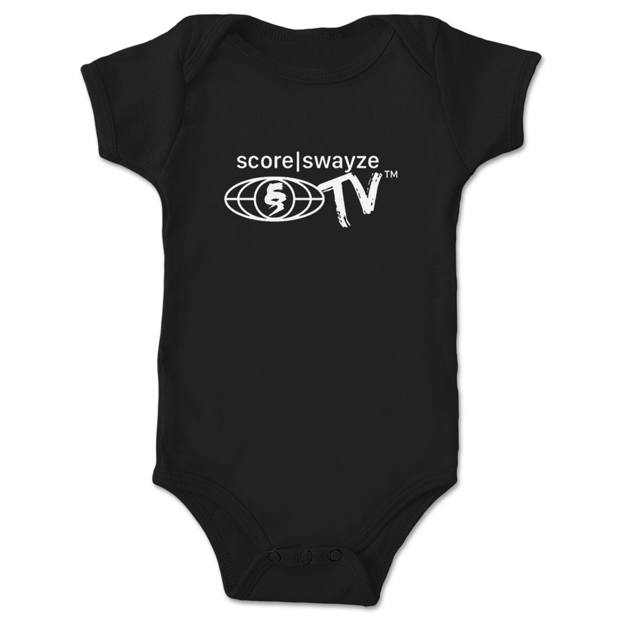 score|swayze score|swayzeTV Infant Onesie Black